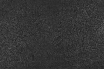 Natural black leather background texture. blank for the designer. Textured surface of dark skin product