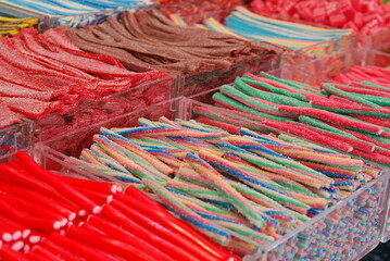 colorful jelly stick for sale at market