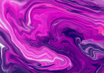 Aufkleber - Abstract pink acrylic liquid marble texture background.