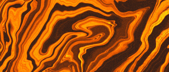 Aufkleber - Abstract lava liquid backround vector design. Orange marble backdrop.