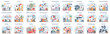 © inspiring.team - Financial or business profession set. Business character making financial