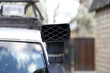 car air intake on the background of the street