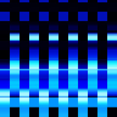 Poster - Bright seamless abstract pattern in retro style.