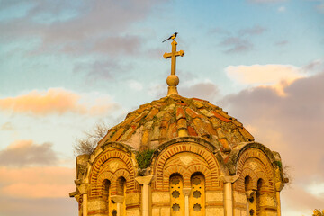 Wall Mural - Byzantine Style Church, Athens, Greece