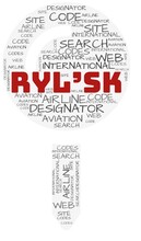 Rylsk And Related Concepts Illustrated In A Wordcloud Shape Like A Map-pin Over A White Opaque Background.
