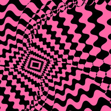 Pink Black Optical Illusion Wallpaper For Cover