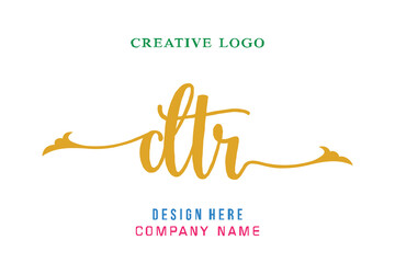 DTR lettering logo is simple, easy to understand and authoritative