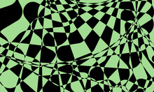 Green Black Modern Wallpaper In The Style Of Op Art Extraordinary Patterns