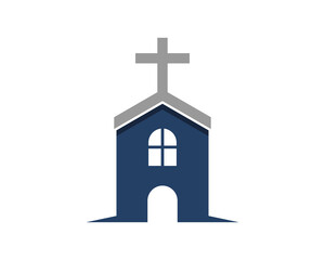 Sticker - Simple church vector illustration logo