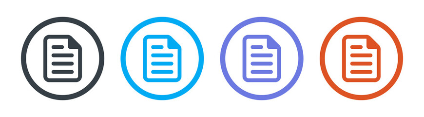 Poster - Document vector icon isolated vector graphic