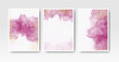© REZI - Watercolor wash splash for invitation card template collection