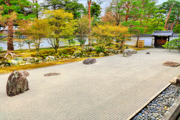 Wall Mural - 京都、相国寺方丈庭園の石庭