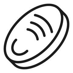 Poster - Workout tracker icon. Outline Workout tracker vector icon for web design isolated on white background