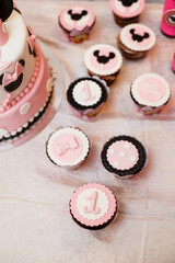 Wall Mural - decorative cookies for princess, bonbonnieres