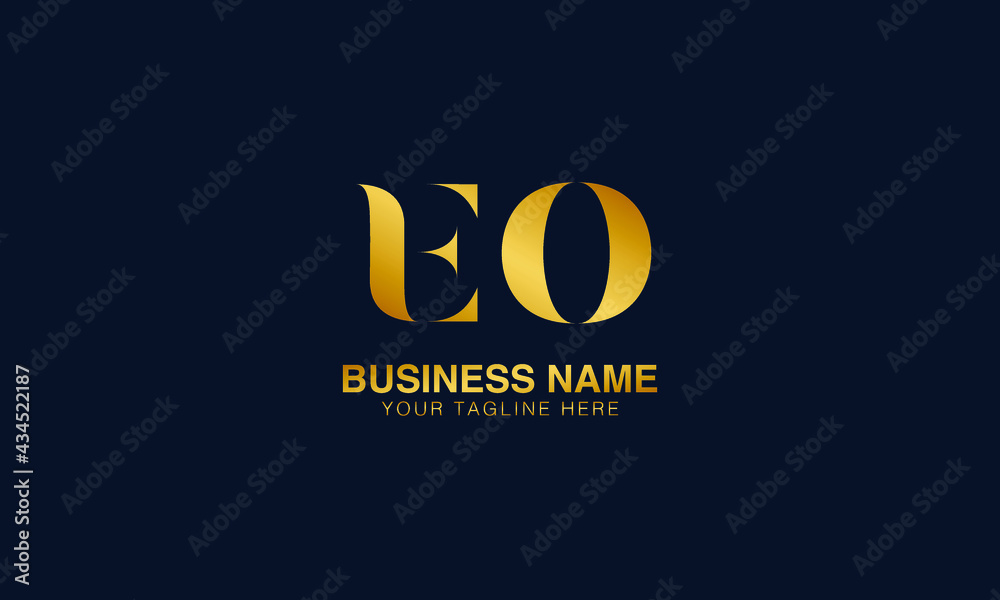 EO E O initial logo | initial based abstract modern minimal creative ...