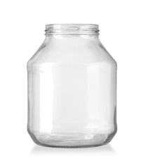Wall Mural - glass jar isolated