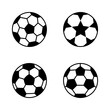 © tanya_pogorelova - Soccer ball, simple style, icon. Vector illustration isolated on white background