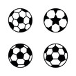 © tanya_pogorelova - Soccer ball, simple style, icon. Vector illustration isolated on white background