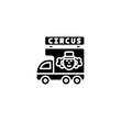 © Vectors - Circus Van icon in vector. Logotype