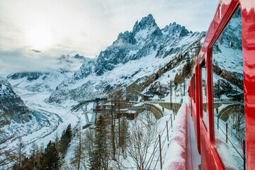 Wall Mural - Tourist Attractions in France Winter