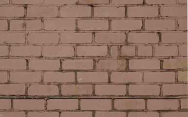 Wall Mural - Pattern of brick wall with blur effect.