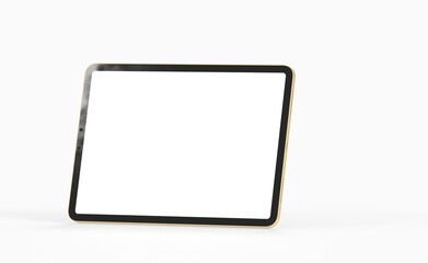 Tablet 3d computer with blank screen