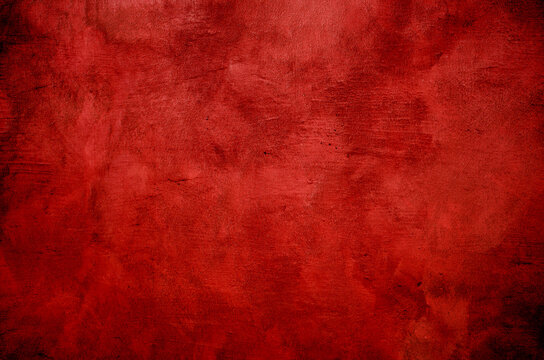 Abstract Old Wall Red Background Texture