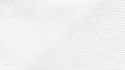 Wall Mural - plain white textile fabric texture use for background. close-up or macro view of textile bright white fabric showing detailed of fibers.