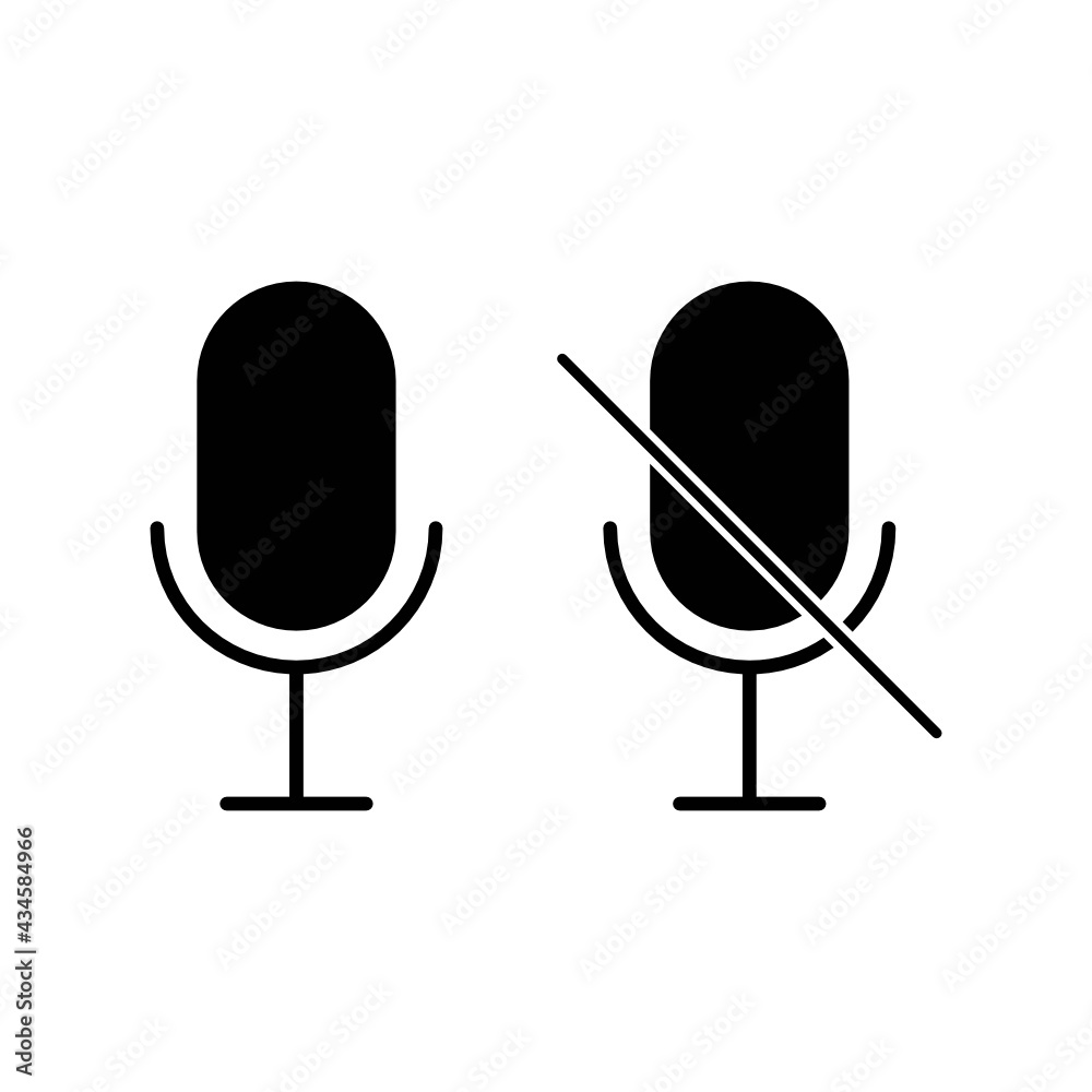 Mute Microphone Icon Svg