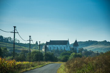 Wall Mural - The fortified church in Senereuș, Romania, 2020, September