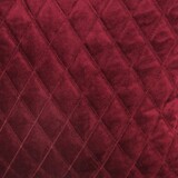 Fototapeta Zwierzęta - Wine red diamond quilted velvet fabric texture