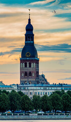 Dome cathedral church is one of the oldest and biggest medieval buildings in Riga – capital of Latvia and famous city in Baltic region with unique medieval and Gothic architecture