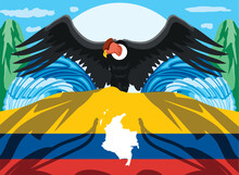 Colombia Condor Flag