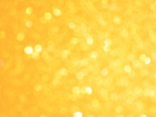 Golden Yellow Bokeh Abstract Background