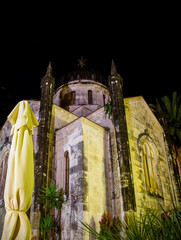 Wall Mural - Church in heroq novi montenegro at night