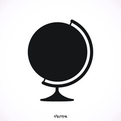 vector globe icons