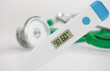 © spaxiax - electronic medical thermometer for measuring human body themperature