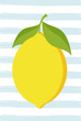 vector background with a lemon for banners, cards, flyers, social media wallpapers, etc.