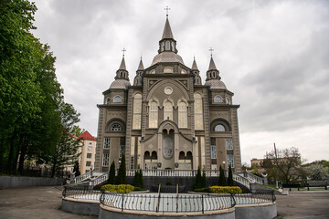 Wall Mural - The House of Prayer, one of biggest Baptist churches in Europe. Vinnytsia, Ukraine. May 2021