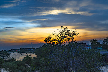 Mesmerizing view of a beautiful seascape at sunset