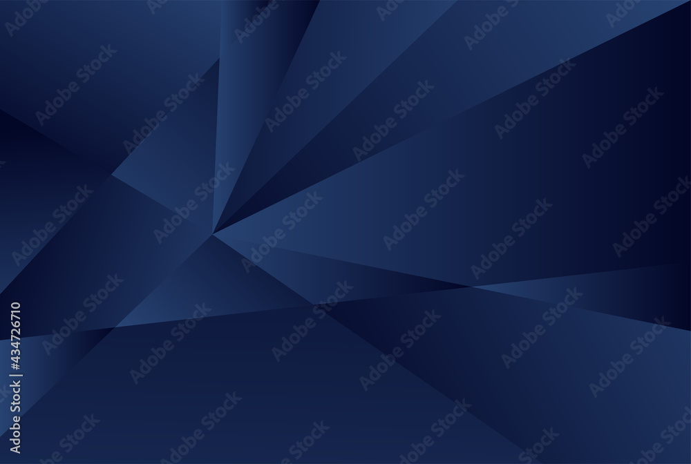 Dark BLUE vector blurry triangle template and Brand new colored illustration in blurry style with gradient and The best triangular design for your business.eps - obrazy, fototapety, plakaty 