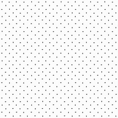 Aufkleber - Black polka dots pattern. Black jagged points wallpaper. Vector white background and small dots.