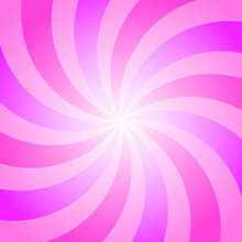Sunlight Spiral Abstract Background. Pink Burst Background. Vector Illustration
