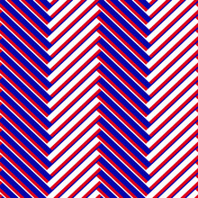 seamless geometric pattern in the form of a parquet texture in red white and blue tones for interior decoration and prints on fabrics, packaging