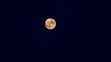 Wall Mural - 4k timelapse with close up moon.