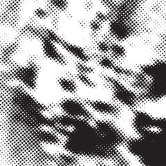 Sticker - Halftone Grunge Overlay