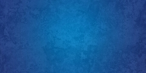 Poster - blue background, plaster wall