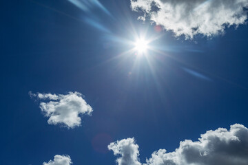 Wall Mural - sun and clouds