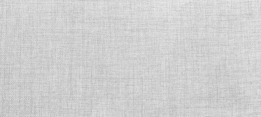 Wall Mural - Panorama of White linen texture and background seamless or blue fabric texture