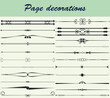 © Adrian - Ornamental page dividers in vector format. Retro typographic decoration.